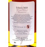 Chichibu Ichiro’s Malt Wine Wood Reserve Vol.46,5% Cl.70 - Spiritueux - Malt biologique