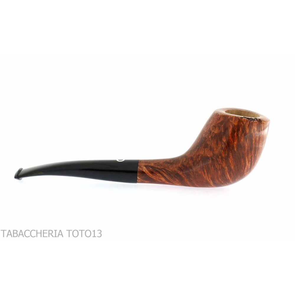 Il Ceppo woodstock tobacco shape arcuate root flamed shiny grade 4 - Tobacco Pipes - Natural root