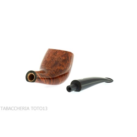 Il Ceppo woodstock tobacco shape arcuate root flamed shiny grade 4 - Tobacco Pipes - Natural root