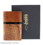Mahogany pocket case for small cigars or cigarettes - Accessories Cigar