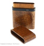 Mahogany pocket case for small cigars or cigarettes - Accessories Cigar