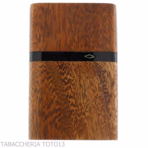 Mahogany pocket case for small cigars or cigarettes - Accessories Cigar