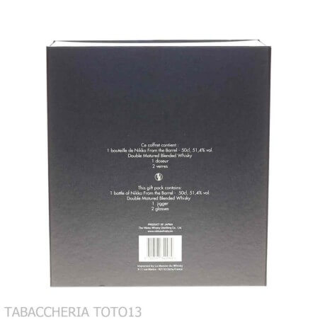 Nikka From The Barrel scatola con bicchieri e jigger Vol.51,4% Cl.50 - Nikka Distillery