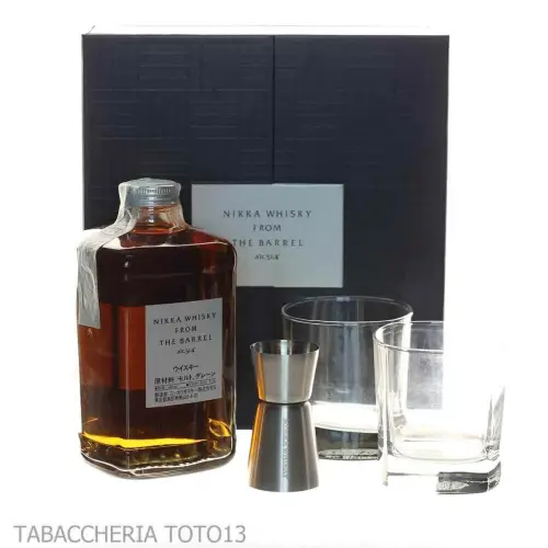 Nikka From The Barrel caja con gafas y aparejos Vol.51,4% Cl.50 - Licores