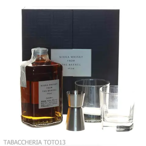 Nikka From The Barrel caja con gafas y aparejos Vol.51,4% Cl.50 - Licores