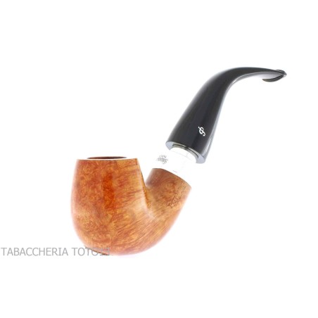Peterson pipe Rosslare series bent billiard X220 in natural briar - Tobacco Pipes - Natural root