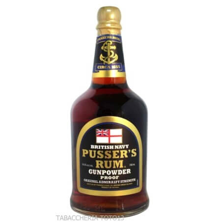Pusser's British Navy Black Label Full Proof Vol. 54,5% Cl. 70 Pusser's rum Rhum