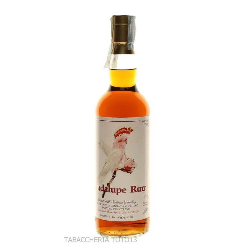 Rum Guadalupe I Pappagalli Moon Import by Pepi Mongiardino Vol.45% Cl.70 - Moon import Mongiardino