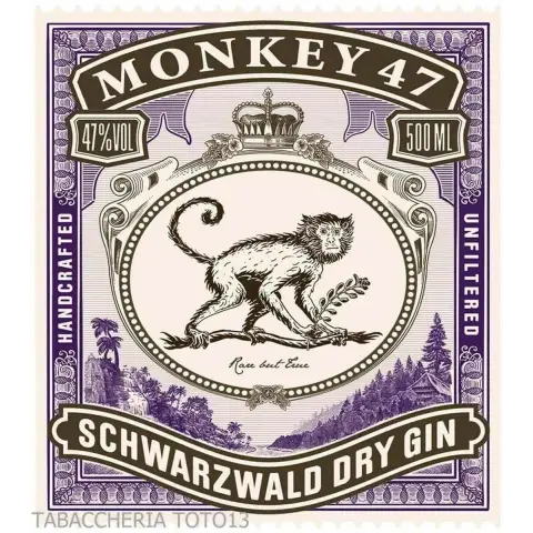 Monkey 47 Schwarzwald Dry Gin Vol.47% Cl.50 - Spirits