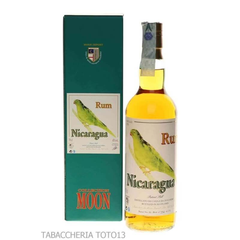 Rum Nicaragua I Pappagalli Moon Import by Pepi Mongiardino Vol.45% Cl.70