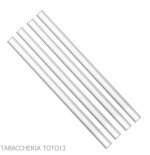 Tastes Good bebida larga Juego de 4 vasos de tambor altos con 4 pajitas de vidrio - Accesorios Para Vinos Y Licores Y Vidrios