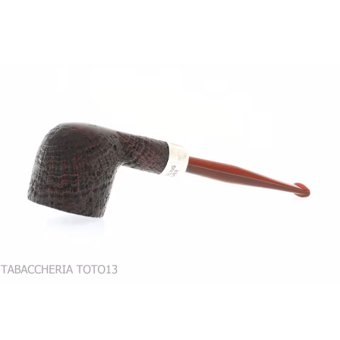 Pipa Peterson Kapries 606 anillo de plata arenado con olla de brezo - Pipas de Tabaco