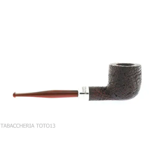 Peterson Kapries 606 pot radica sabbiata ghiera in argento - Pipe