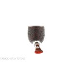 Bague en argent sablé Peterson Kapries 606 tabac à pipe briar - Pipe Pour le Tabac - Racine naturelle