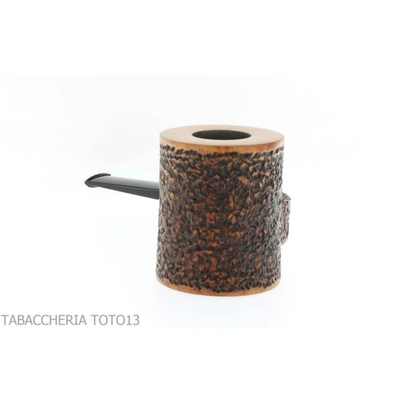 Ser Jacopo Insanus N.3 pipe poker avec torche latérale incurvée - Ser Jacopo Pipe