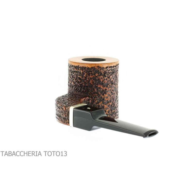 Ser Jacopo Insanus N.3 pipe poker avec torche latérale incurvée - Ser Jacopo Pipe