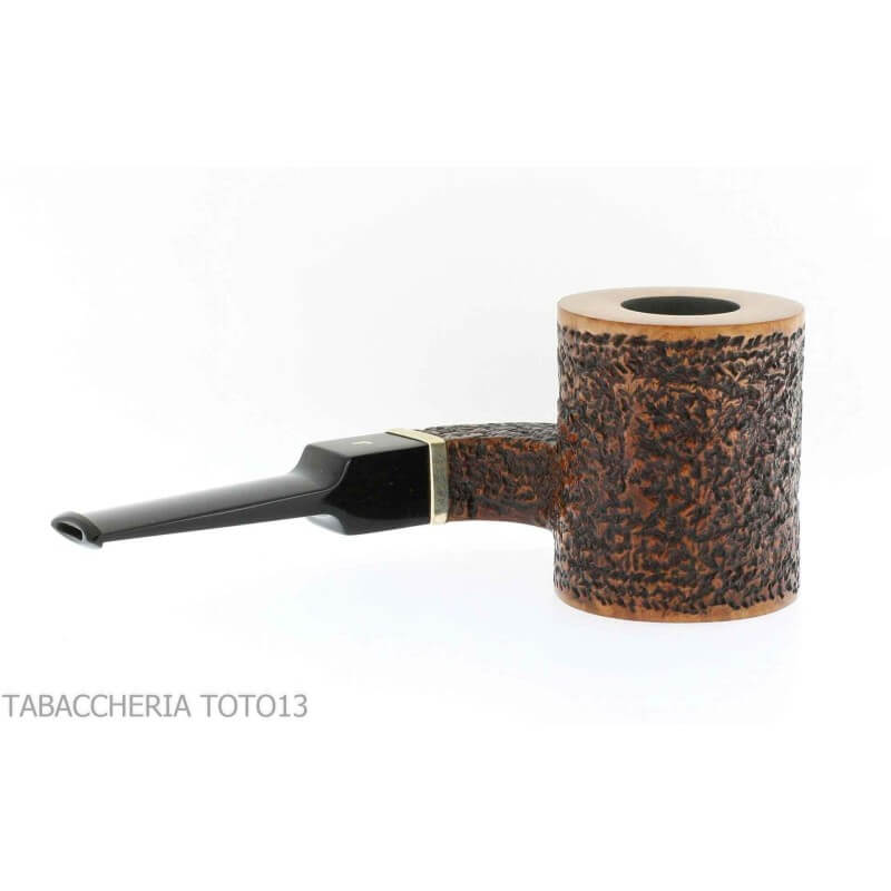 Ser Jacopo Insanus N.3 pipe poker avec torche latérale incurvée - Ser Jacopo Pipe