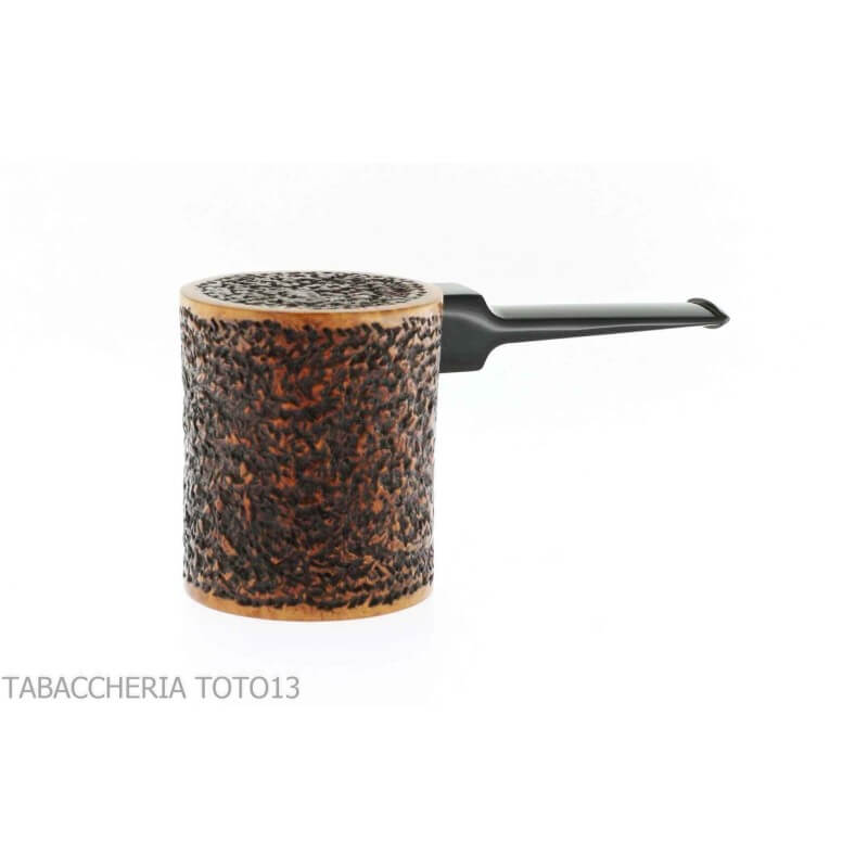 Ser Jacopo Insanus N.3 pipe poker avec torche latérale incurvée - Ser Jacopo Pipe