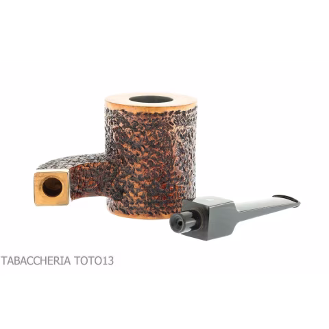 Ser Jacopo Insanus N.3 pipa poker con soplete lateral curvo - Pipas de Tabaco