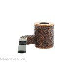 Ser Jacopo Insanus N.3 pipe poker shape with curved side torch - Tobacco Pipes - Natural root