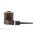 Ser Jacopo Insanus N.3 pipe poker shape with curved side torch - Tobacco Pipes - Natural root
