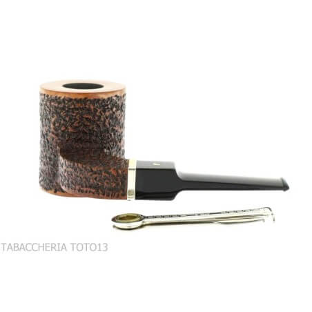 Ser Jacopo Insanus N.3 pipe poker avec torche latérale incurvée - Ser Jacopo Pipe