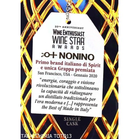 Nonino reserva 25 añosi Single cask Vol.43% CL.70 - Licores