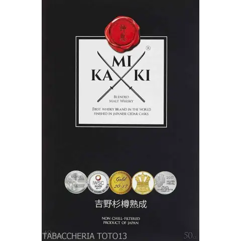 Kamiki Japanese Blended Malt Whisky cedar Casks Vol.48% Cl.50 - Spiritueux