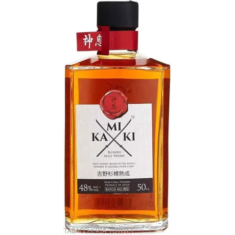 Kamiki Japanese Blended Malt Whisky cedar Casks Vol.48% Cl.50 - Spiritueux