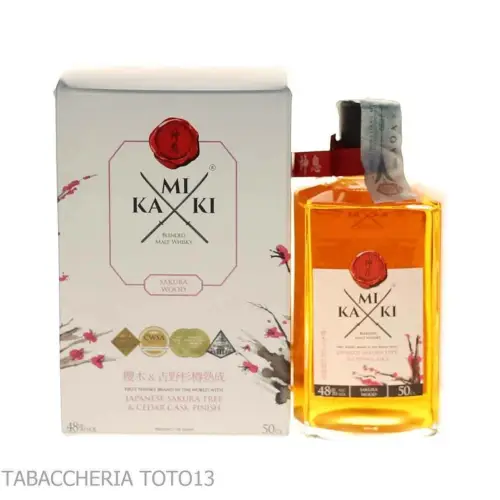 Kamiki Japanese Blended Malt Whisky Sakura wood Vol.48% Cl.50 - Licores