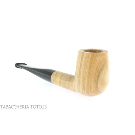 Aldo Velani pipe in the billiard straight olive wood - Tobacco Pipes - Olive wood