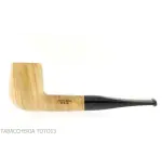 Aldo Velani forma billiard dritta in legno d'ulivo - Pipe