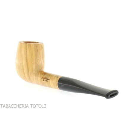 Aldo Velani pipe in the billiard straight olive wood - Tobacco Pipes - Olive wood