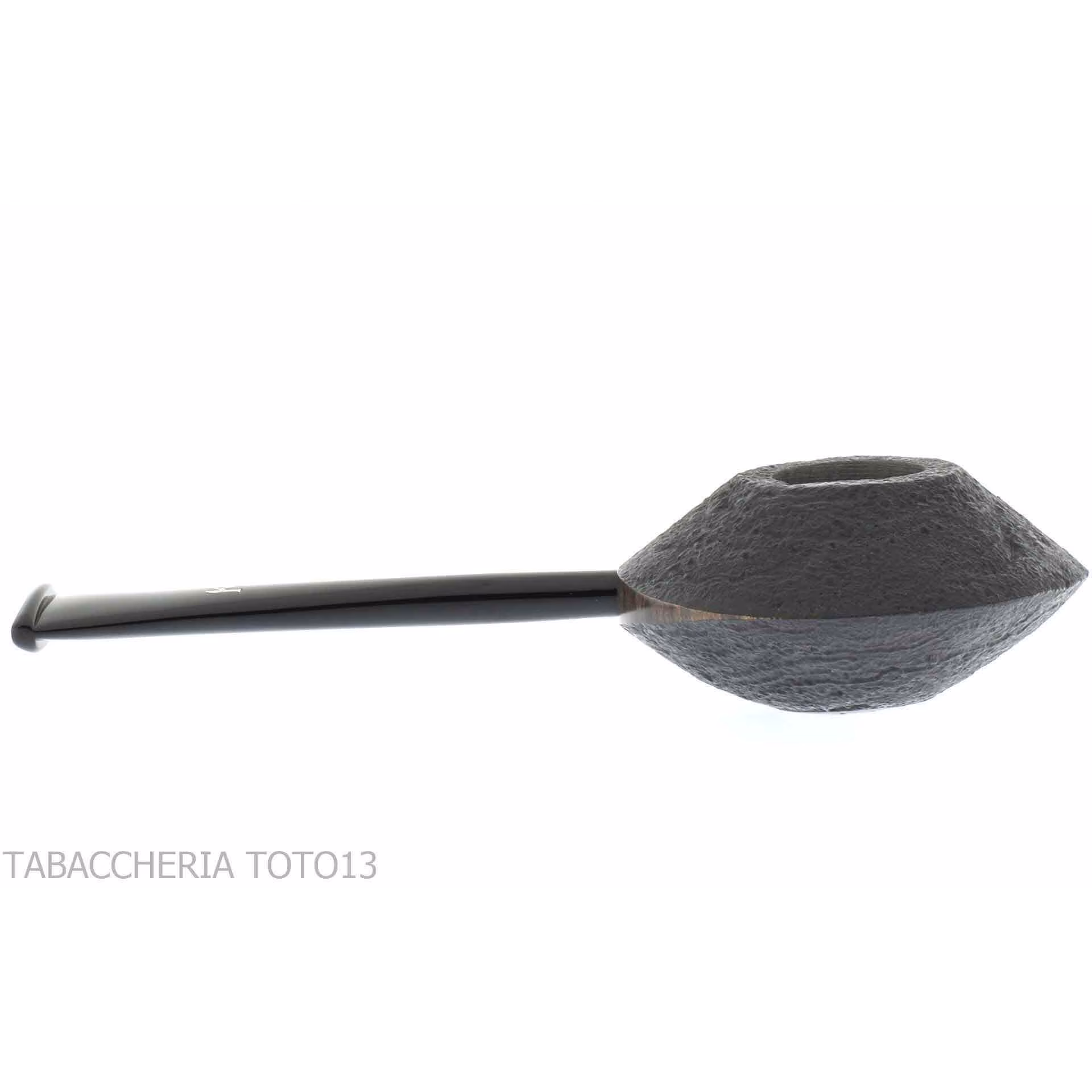 Kristiansen ufo shaped stand up pipe in sandblasted briar - Tobacco Pipes - Natural root