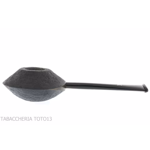 Kristiansen ufo shaped stand up pipe in sandblasted briar - Tobacco Pipes - Natural root