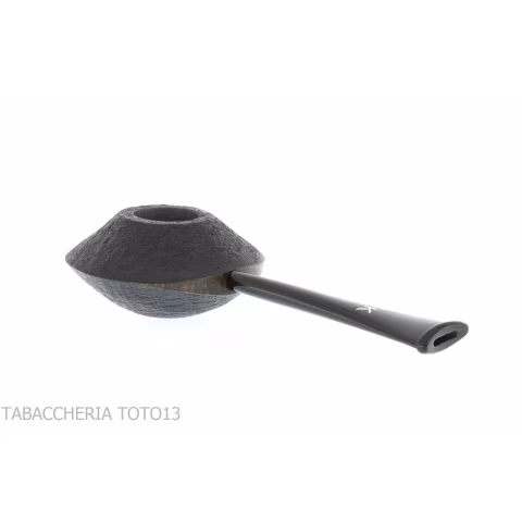 Kristiansen ufo shaped stand up pipe in sandblasted briar - Tobacco Pipes - Natural root