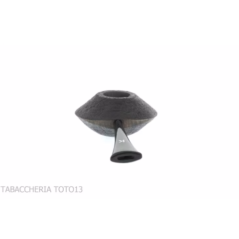Kristiansen ufo shaped stand up pipe in sandblasted briar - Tobacco Pipes - Natural root