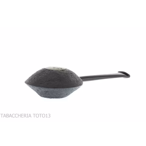 Kristiansen ufo shaped stand up pipe in sandblasted briar - Tobacco Pipes - Natural root
