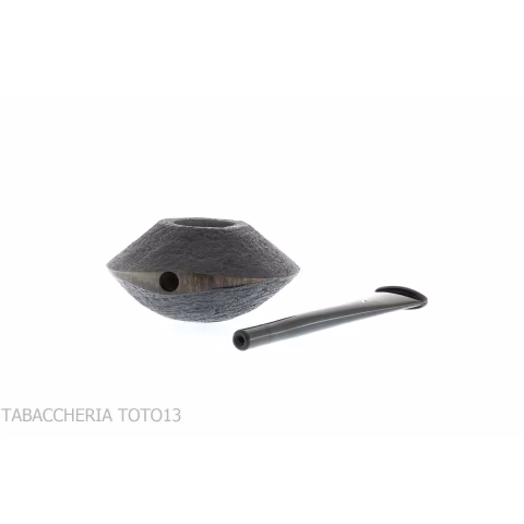 Kristiansen ufo shaped stand up pipe in sandblasted briar - Tobacco Pipes - Natural root