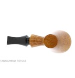 Kristiansen pipe form Dublin stand up in shiny natural briar - Tobacco Pipes - Natural root