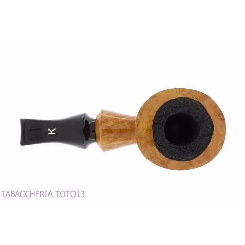 Kristiansen pipe form Dublin stand up in shiny natural briar - Tobacco Pipes - Natural root