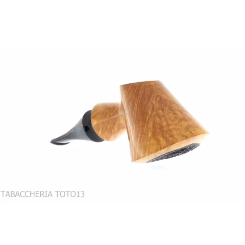 Kristiansen pipe form Dublin stand up in shiny natural briar - Tobacco Pipes - Natural root