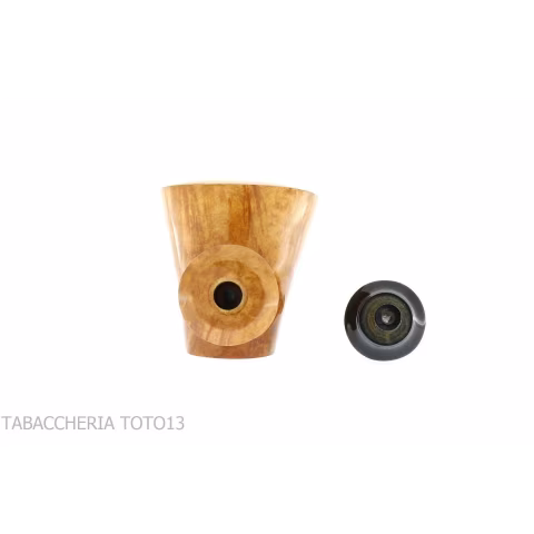 Kristiansen pipe form Dublin stand up in shiny natural briar - Tobacco Pipes - Natural root