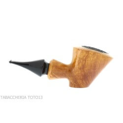 Kristiansen pipe form Dublin stand up in shiny natural briar