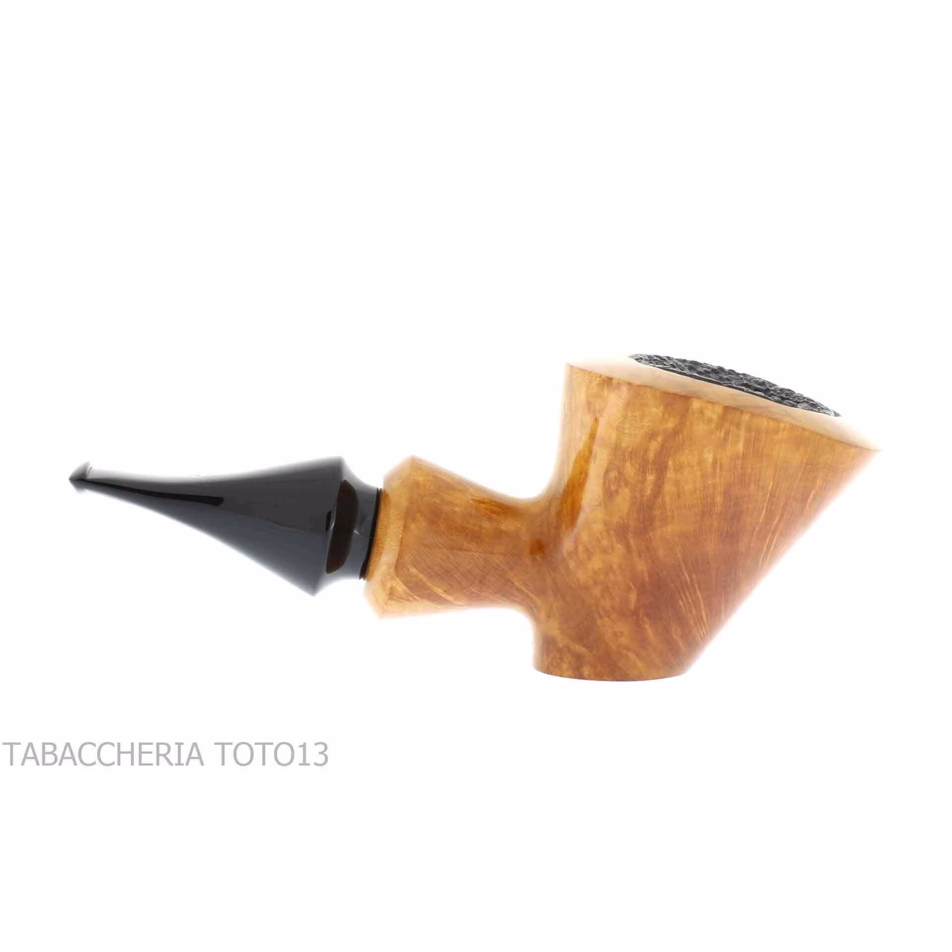Kristiansen pipe form Dublin stand up in shiny natural briar - Tobacco Pipes - Natural root