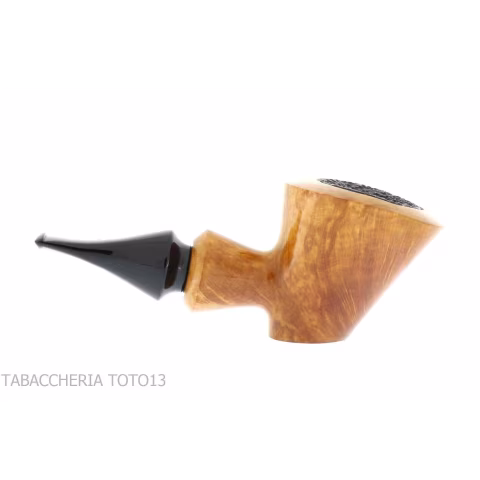 Kristiansen pipe form Dublin stand up in shiny natural briar - Tobacco Pipes - Natural root