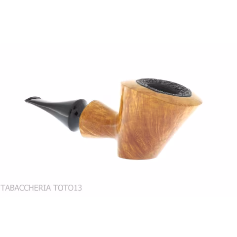 Kristiansen pipe form Dublin stand up in shiny natural briar - Tobacco Pipes - Natural root