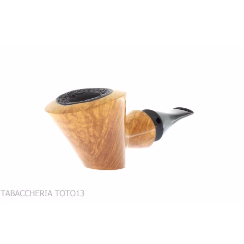 Kristiansen pipe form Dublin stand up in shiny natural briar - Tobacco Pipes - Natural root