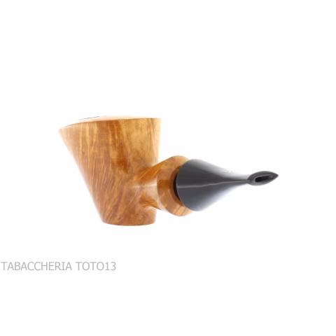 Kristiansen pipe form Dublin stand up in shiny natural briar - Tobacco Pipes - Natural root