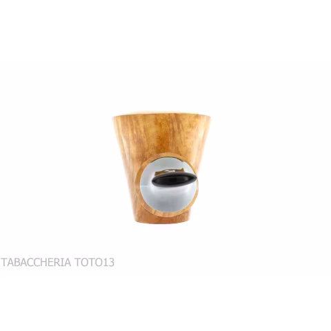 Kristiansen pipe form Dublin stand up in shiny natural briar - Tobacco Pipes - Natural root